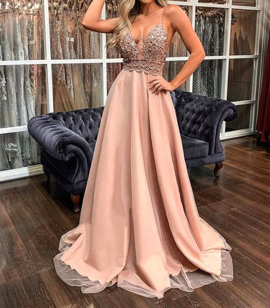 deep v-neck prom dresses a-line spaghetti backless tulle plus size graduation cocktail homecoming party gown 13, Black 
deep v-neck prom dresses a-line spaghetti backless tulle plus size graduation cocktail homecoming party gown 13, Black