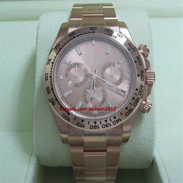 christmas gift wristwatches mens watch 116505 pink everose gold pink diamond baguette dial328t, Slivery;brown
christmas gift wristwatches mens watch 116505 pink everose gold pink diamond baguette dial328t, Slivery;brown