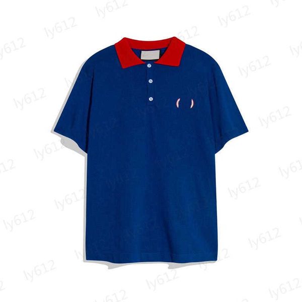 blue designer mens t-shirts spring summer simple brand classic letter embroidery brand logo printing design pure cotton small lapel short sl, White;black
blue designer mens t-shirts spring summer simple brand classic letter embroidery brand logo printing design pure cotton small lapel short sl, White;black