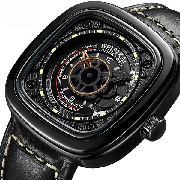 2021 weisikai automatic wristwatches men square creative automatic mechanical watches luminous waterproof wristwatch male sport cl205k, Slivery;brown
2021 weisikai automatic wristwatches men square creative automatic mechanical watches luminous waterproof wristwatch male sport cl205k, Slivery;brown