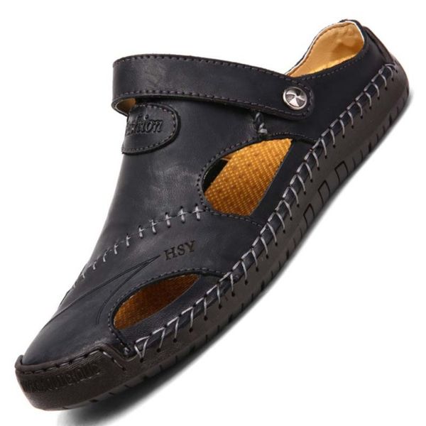 sandals men's sandals genuine leather sandals slides breathable rome male summer outdoor beach slippers soft men beach sandals 230420, Black
sandals men's sandals genuine leather sandals slides breathable rome male summer outdoor beach slippers soft men beach sandals 230420, Black