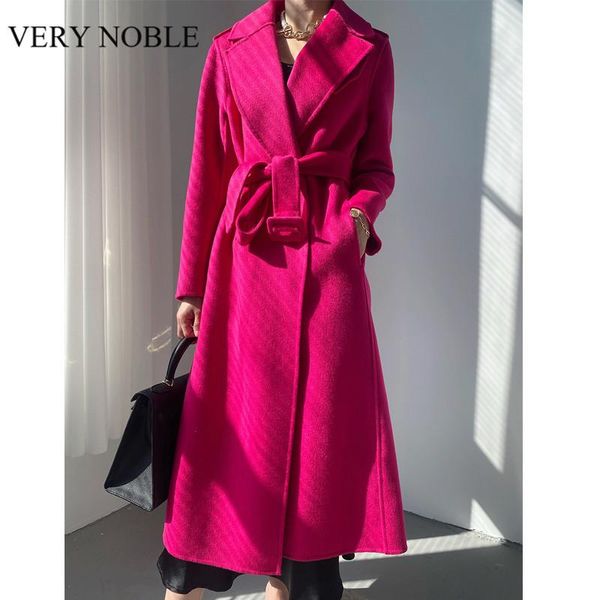 fur very noble fashion wool coat long autumn winter warm coat women's slim woolen coat, Black
fur very noble fashion wool coat long autumn winter warm coat women's slim woolen coat, Black
