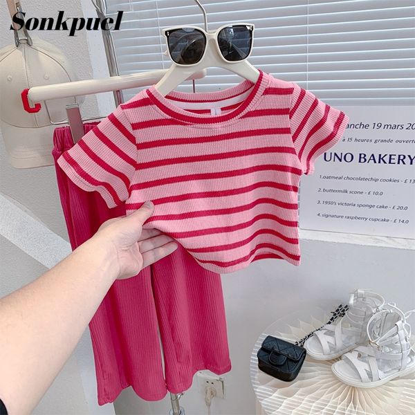 clothing sets summer pink pants t shirt children girls school uniform 2 piece child outfits kids suits for teenagers 230420, White
clothing sets summer pink pants t shirt children girls school uniform 2 piece child outfits kids suits for teenagers 230420, White