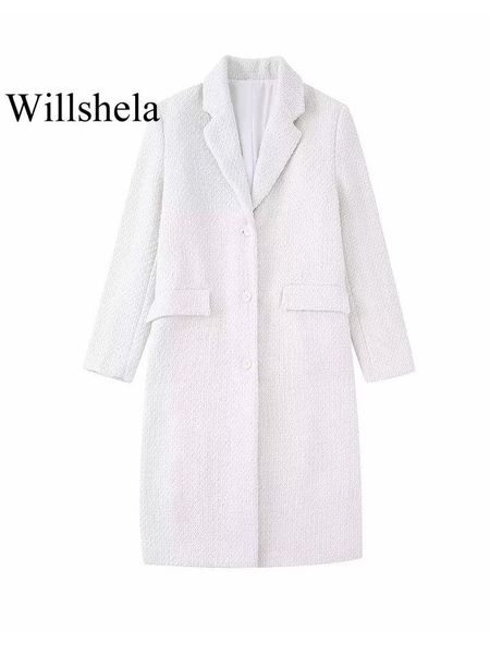 fur willshela women fashion with pockets single breasted coats vintage long sleeves lapel neck female outwear chic lady outfits, Black
fur willshela women fashion with pockets single breasted coats vintage long sleeves lapel neck female outwear chic lady outfits, Black