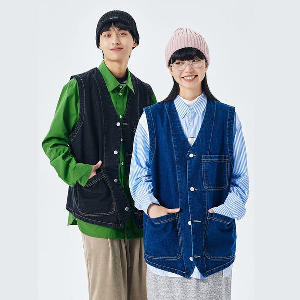 men's vest men japan harajuku streetwear fashion vintage denim cargo sleeveless jacket man outdoor loose casual waistcoat couple 230420, Black;white
men's vest men japan harajuku streetwear fashion vintage denim cargo sleeveless jacket man outdoor loose casual waistcoat couple 230420, Black;white