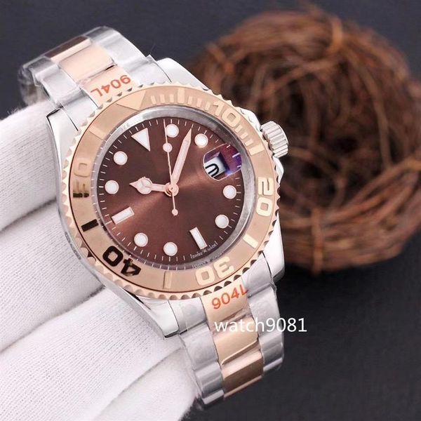 mens watch 40mm golden waterproof watches strap rose gold automatic movement mechanical stainless steel master male wristwatch2654, Slivery;brown
mens watch 40mm golden waterproof watches strap rose gold automatic movement mechanical stainless steel master male wristwatch2654, Slivery;brown