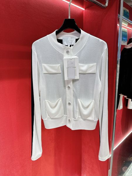 women's sweaters european luxury designer designs ice silk fabric sunscreen cardigan, White;black
women's sweaters european luxury designer designs ice silk fabric sunscreen cardigan, White;black