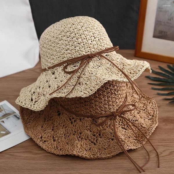 wide brim hats sun hat solid color handmade woven hollow large sun-resistant bowknot folding women beach cap outdoor use, Blue;gray
wide brim hats sun hat solid color handmade woven hollow large sun-resistant bowknot folding women beach cap outdoor use, Blue;gray