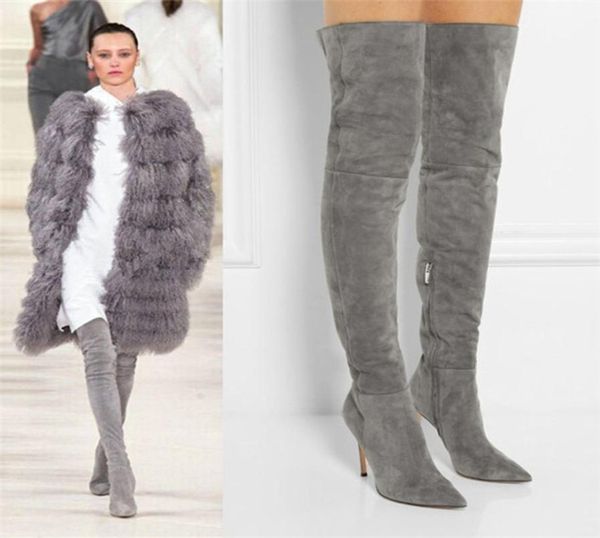 classy designer women thigh high boots fashion pointed toe stiletto heels winter 10 cm pump shoes three colors stretch lady boot1170935, Black
classy designer women thigh high boots fashion pointed toe stiletto heels winter 10 cm pump shoes three colors stretch lady boot1170935, Black