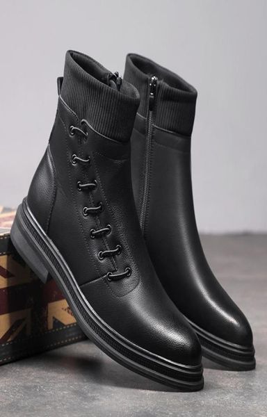 korean style luxury men black ankle boots fashion side lace up trending short leisure shoes male platform botas size 38439587268
korean style luxury men black ankle boots fashion side lace up trending short leisure shoes male platform botas size 38439587268