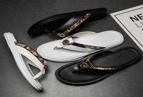 slippers men shoes pu leather color matching casual comfortable simple street party metal decoration youth trend fashion flipflop1820944, Black
slippers men shoes pu leather color matching casual comfortable simple street party metal decoration youth trend fashion flipflop1820944, Black