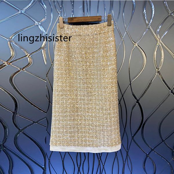 skirt bud sequins 2023 autumn winter female fashion elegant tweed high waist straight s arrive 230420, Black
skirt bud sequins 2023 autumn winter female fashion elegant tweed high waist straight s arrive 230420, Black