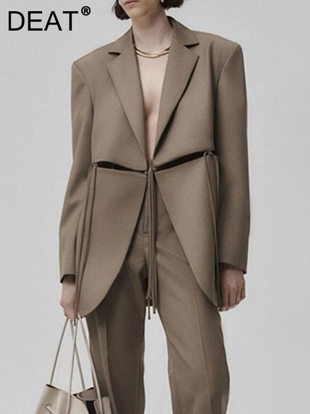 pants deat fashion women's blazer new notched long sleeve loose patchwork bandage hollow out suit jackets female autumn 2022 19j470, White
pants deat fashion women's blazer new notched long sleeve loose patchwork bandage hollow out suit jackets female autumn 2022 19j470, White