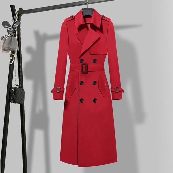 raincoats outwear female red black kaki trench women's autumn windbreaker overknee casual long coat
raincoats outwear female red black kaki trench women's autumn windbreaker overknee casual long coat