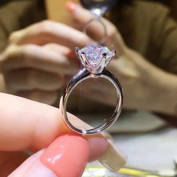 designer ring 5 carats real engagement ring women 14k white gold plated lab diamond sterling silver wedding s jewelry, Golden;silver
designer ring 5 carats real engagement ring women 14k white gold plated lab diamond sterling silver wedding s jewelry, Golden;silver