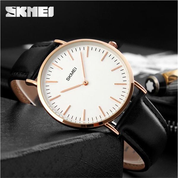 skmei mens simple fashion watch leather quartz-watches relogio masculino classic watches male clock ultra-thin wristwatch 1181216s, Slivery;brown
skmei mens simple fashion watch leather quartz-watches relogio masculino classic watches male clock ultra-thin wristwatch 1181216s, Slivery;brown