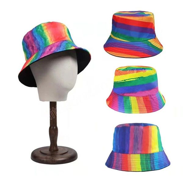 summer fisherman hat reversible harajuku bucket hat for women men street hip hop cap rainbow tie dye printed fishing hat, Blue;gray
summer fisherman hat reversible harajuku bucket hat for women men street hip hop cap rainbow tie dye printed fishing hat, Blue;gray