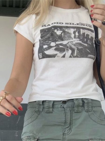 women s t shirt 90s vintage classic rock graphic tee women casual round neck short sleeve cotton t summer slim y2k chic 230420, White
women s t shirt 90s vintage classic rock graphic tee women casual round neck short sleeve cotton t summer slim y2k chic 230420, White