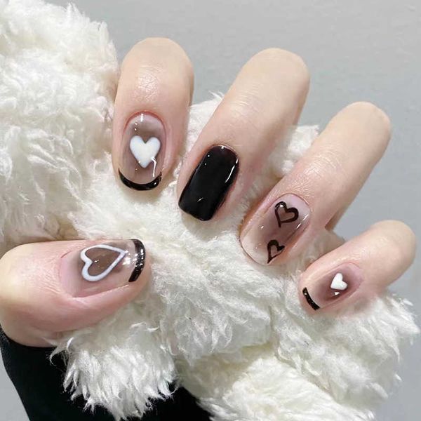 false nails 24pcs sweet lovely heart design fake nail art with bowknot diamond fake nails with glue press on nails short with wearing tools, Red;gold
false nails 24pcs sweet lovely heart design fake nail art with bowknot diamond fake nails with glue press on nails short with wearing tools, Red;gold