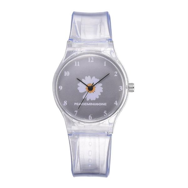 small daisy jelly watch students girls cute cartoon chrysanthemum silicone watches transparent band grey dial wristwatches249q, Slivery;brown
small daisy jelly watch students girls cute cartoon chrysanthemum silicone watches transparent band grey dial wristwatches249q, Slivery;brown