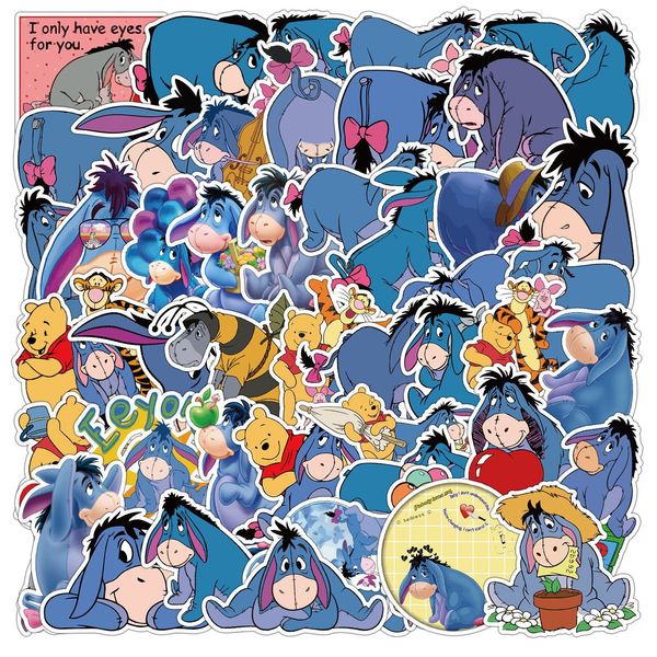 pack of 50pcs wholesale cartoon blue donkey stickers waterproof no-duplicate water bottle notebook skateboard luggage phone case car decals
pack of 50pcs wholesale cartoon blue donkey stickers waterproof no-duplicate water bottle notebook skateboard luggage phone case car decals