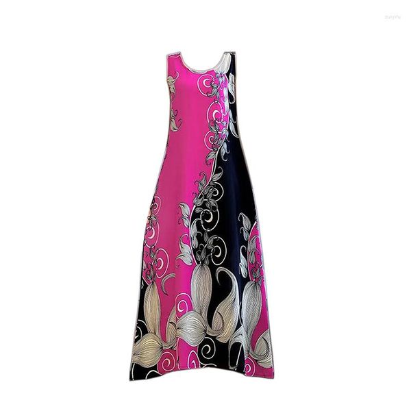 casual dresses spring summer women long dress loose o-neck sleeveless holiday beach sling print asymmetrical cotton robes, Black;gray
casual dresses spring summer women long dress loose o-neck sleeveless holiday beach sling print asymmetrical cotton robes, Black;gray
