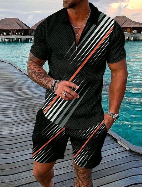 mens tracksuits mens polo set mesh print streetwear short sleeve zipper shorts casual two piece suit solid color fashion 230419, Gray
mens tracksuits mens polo set mesh print streetwear short sleeve zipper shorts casual two piece suit solid color fashion 230419, Gray