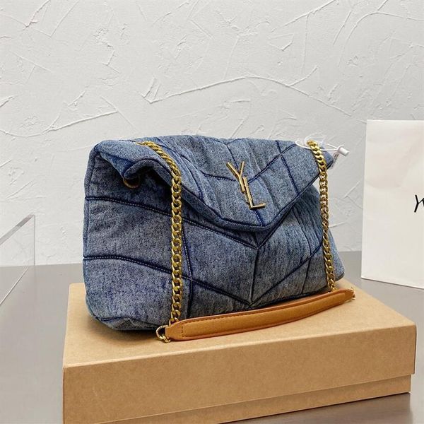 designers women washed denim bag loulou puffer fashion classic jeans shoulder messenger shopping bags luxury designer handbag purs288y
designers women washed denim bag loulou puffer fashion classic jeans shoulder messenger shopping bags luxury designer handbag purs288y