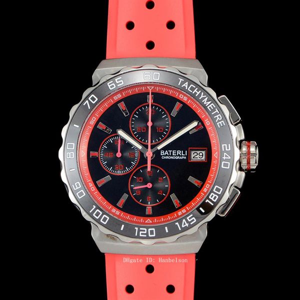 mens sport watch ceramic bezel japan quartz movement chronograph black dial wristwatches steel case red rubber strap hanbelson2553, Slivery;brown
mens sport watch ceramic bezel japan quartz movement chronograph black dial wristwatches steel case red rubber strap hanbelson2553, Slivery;brown