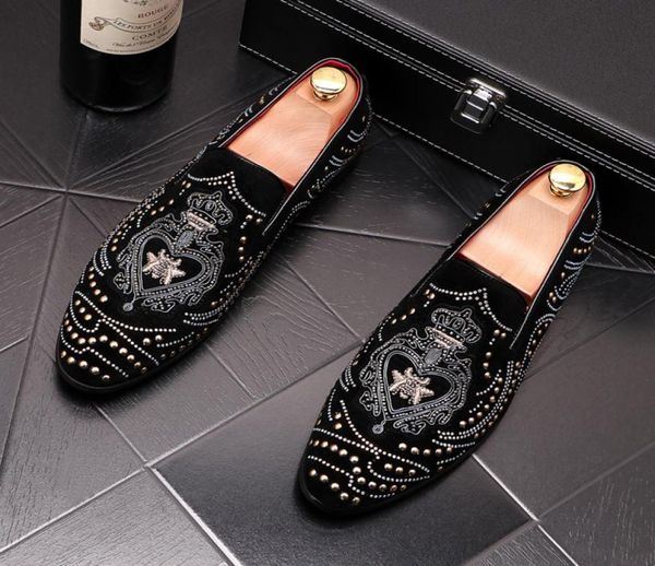 summer designer men groom shoes hairstylist rivet embroidery luxury flat walking dress party footwear5277642, Black
summer designer men groom shoes hairstylist rivet embroidery luxury flat walking dress party footwear5277642, Black