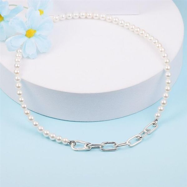 925 sterling silver me treated freshwater cultured pearl beaded necklace fits for european pandora me charms and beads344j
925 sterling silver me treated freshwater cultured pearl beaded necklace fits for european pandora me charms and beads344j
