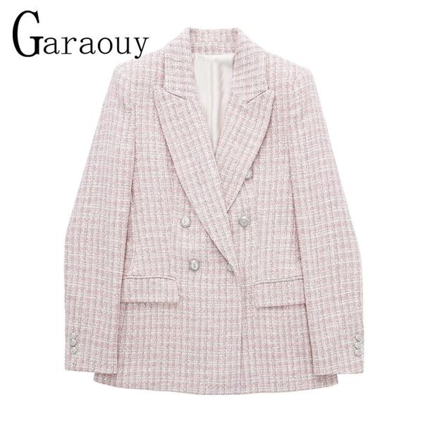 pants garaouy 2022 new autumn women's fashion textured doublebreasted blazer jacket chic pink work suit coat female outwear mujer trf, White
pants garaouy 2022 new autumn women's fashion textured doublebreasted blazer jacket chic pink work suit coat female outwear mujer trf, White