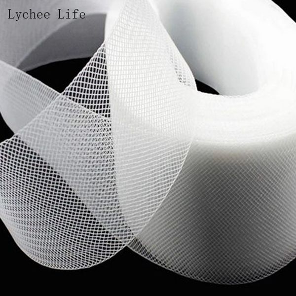 fabric lychee life 75cmx10yards flat plain hard stiff rigid crins horsehair braid fabric for wedding dress diy sewing accessories 230419, Black;white
fabric lychee life 75cmx10yards flat plain hard stiff rigid crins horsehair braid fabric for wedding dress diy sewing accessories 230419, Black;white