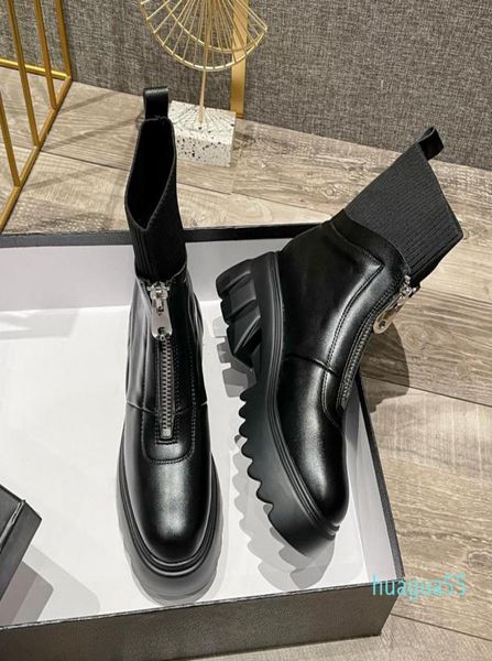 designer large size martin boots are using british style round head pu big sole thick heel autumn and winter 61557658550, Black
designer large size martin boots are using british style round head pu big sole thick heel autumn and winter 61557658550, Black