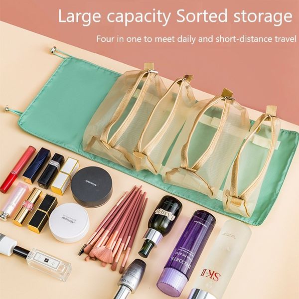 cosmetic bags cases 4pcs in 1 cosmetic bag for women zipper mesh separable cosmetics pouch ladies foldable nylon bag rope makeup bag kosmety
cosmetic bags cases 4pcs in 1 cosmetic bag for women zipper mesh separable cosmetics pouch ladies foldable nylon bag rope makeup bag kosmety