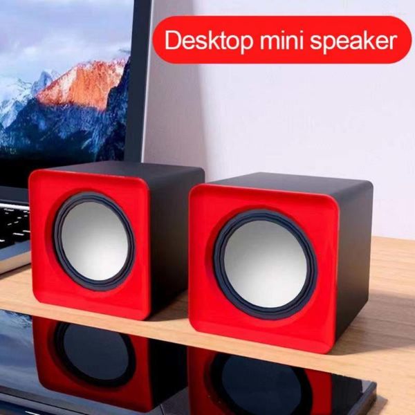 Image of Combination Speakers Mini Computer Speaker USB Wired Universal Stereo Sound Surround Portable For PC Desktop Laptop Notebook Not Bluetooth