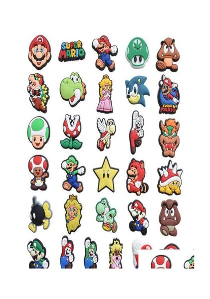 shoe parts accessories charms whole cute game mushroom cartoon croc pvc decoration buckle soft rubber clog drop delivery shoes2419339, White;pink
shoe parts accessories charms whole cute game mushroom cartoon croc pvc decoration buckle soft rubber clog drop delivery shoes2419339, White;pink