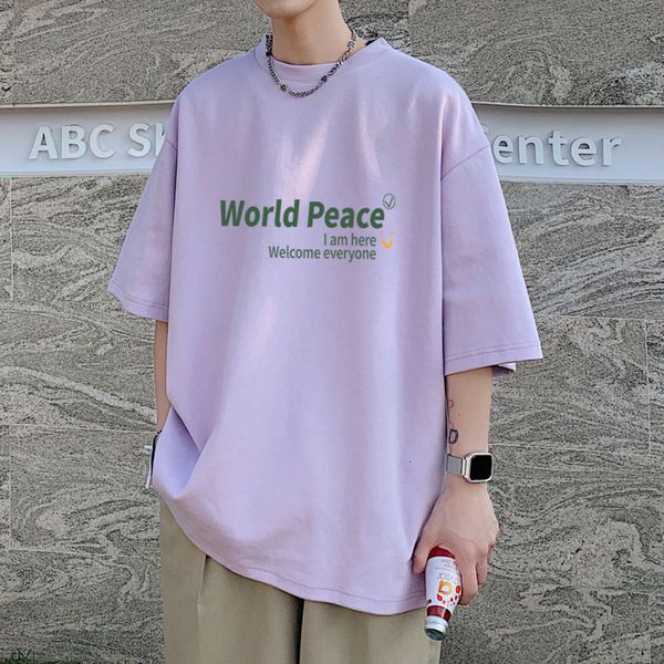 men s t shirts privathinker pure cotton summer short sleeve tshirts oversized letter graphic fashion brand korean clothing male tees 230420, White;black
men s t shirts privathinker pure cotton summer short sleeve tshirts oversized letter graphic fashion brand korean clothing male tees 230420, White;black