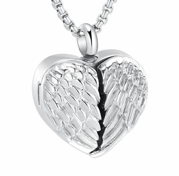 z849 openable angel wing for po of loved ones pets always in my heart cremation urn pendant necklace hold ashes engravable9589597, Silver
z849 openable angel wing for po of loved ones pets always in my heart cremation urn pendant necklace hold ashes engravable9589597, Silver