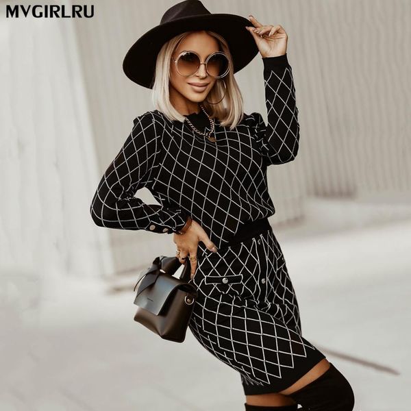 dress mvgirlru women's knitted skirt suits grid oneck pullover sweater+ knitting skirt 2 piece sets, White
dress mvgirlru women's knitted skirt suits grid oneck pullover sweater+ knitting skirt 2 piece sets, White
