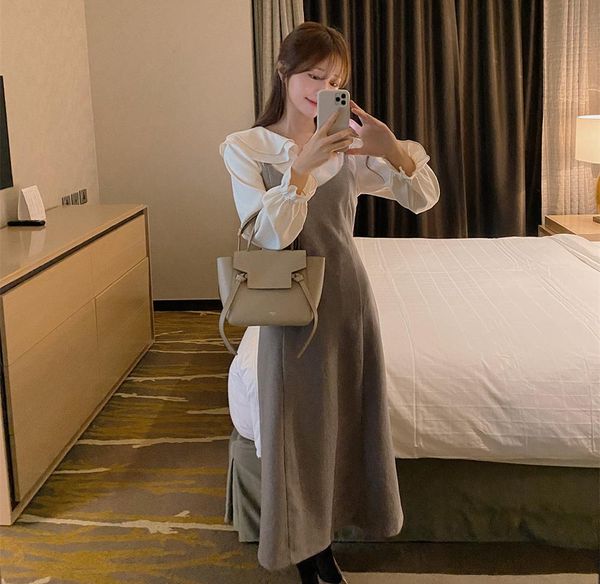 dress women dresses woolen sundress spring white blouse 2 piece suit sleeveless vintage female girls dress suits femme vestido blusas
dress women dresses woolen sundress spring white blouse 2 piece suit sleeveless vintage female girls dress suits femme vestido blusas