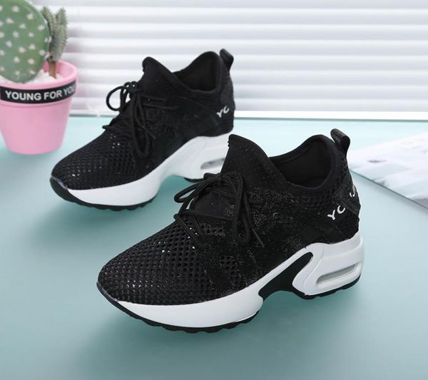 women shoes height increasing shoes summer casual sports shoes wedge high heel women mesh sneaker6454806, Black;white
women shoes height increasing shoes summer casual sports shoes wedge high heel women mesh sneaker6454806, Black;white