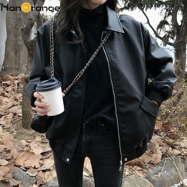 jackets hanorange women faux leather jacket biker turndown collar pu motorcycle jackets loose streetwear outerwear spring coat, Black;brown
jackets hanorange women faux leather jacket biker turndown collar pu motorcycle jackets loose streetwear outerwear spring coat, Black;brown