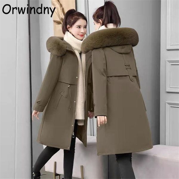 leather orwindny long parka women snow wear thicken warm jackets office lady solid slim fashion wadded coat high street female coats, Black
leather orwindny long parka women snow wear thicken warm jackets office lady solid slim fashion wadded coat high street female coats, Black