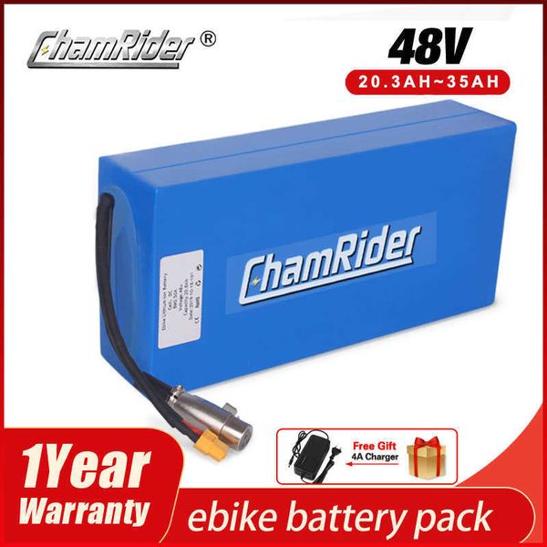 Image of ChamRider Original 48V 20.3AH Ebike PVC Battery for electric bike 50A 2000W for bike Powerful electric bicycle battery 1000W