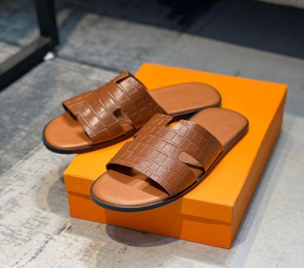 men slippers designer leather sandals izmir flip flop heritage calfskin sandals luxury summer beach shoes classic brown black whit3040939
men slippers designer leather sandals izmir flip flop heritage calfskin sandals luxury summer beach shoes classic brown black whit3040939