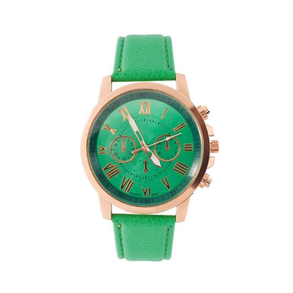 fashion roman number dial green woman watch retro geneva student watches attractive womens quartz wristwatch with leather band281p, Slivery;brown
fashion roman number dial green woman watch retro geneva student watches attractive womens quartz wristwatch with leather band281p, Slivery;brown