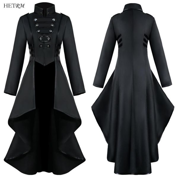 raincoats women jacket coat medieval retro lace victorian gothic long sleeve button tailcoat steampunk halloween party costume clothing, Black
raincoats women jacket coat medieval retro lace victorian gothic long sleeve button tailcoat steampunk halloween party costume clothing, Black