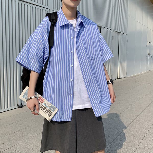 striped shirts for men summer short sleeve -3xl hawaiian shirt men three color turn-down collar casual shirt coat, White;black
striped shirts for men summer short sleeve -3xl hawaiian shirt men three color turn-down collar casual shirt coat, White;black