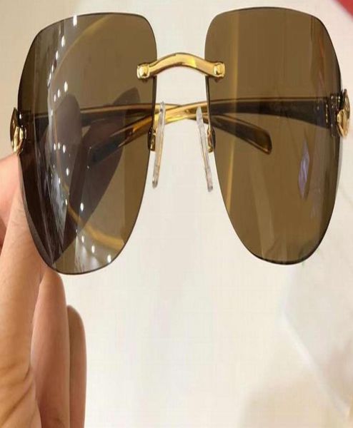 flat rimless sunglasses gold brown lenses shades occhiali da sole firmati sunglasses men with box7379864, White;black
flat rimless sunglasses gold brown lenses shades occhiali da sole firmati sunglasses men with box7379864, White;black